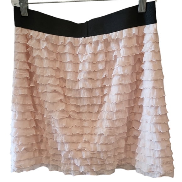Pink Layered Ruffle Skirt - Picture 3 of 3